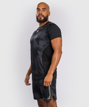 T Shirts Venum Razor Dry Tech Homme Noir Doré  | RIQ-0601792