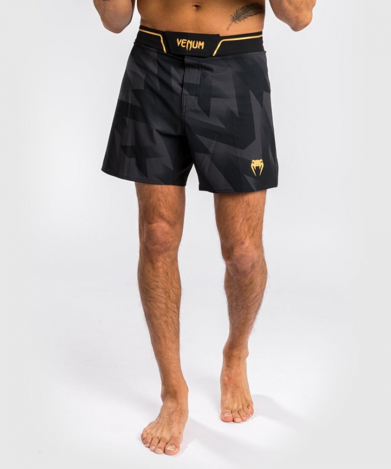 Short Venum Razor Fight Homme Noir Doré  | ZFS-5524583