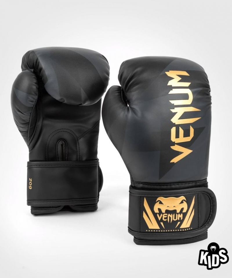 Gants De Boxe Venum Razor For Kids Noir Doré  | WGC-8247018