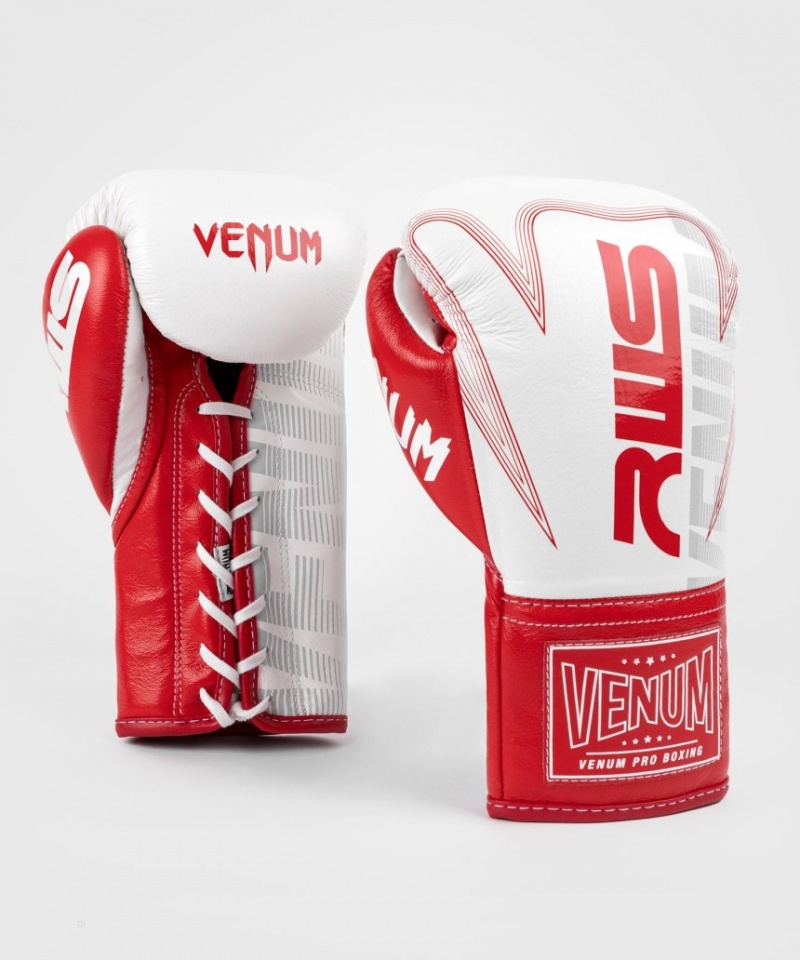 Gants De Boxe Venum RWS X Official with Laces Blanche  | JRJ-3404868