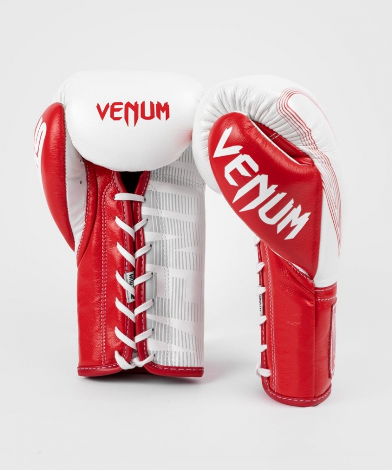 Gants De Boxe Venum RWS X Official with Laces Blanche  | JRJ-3404868