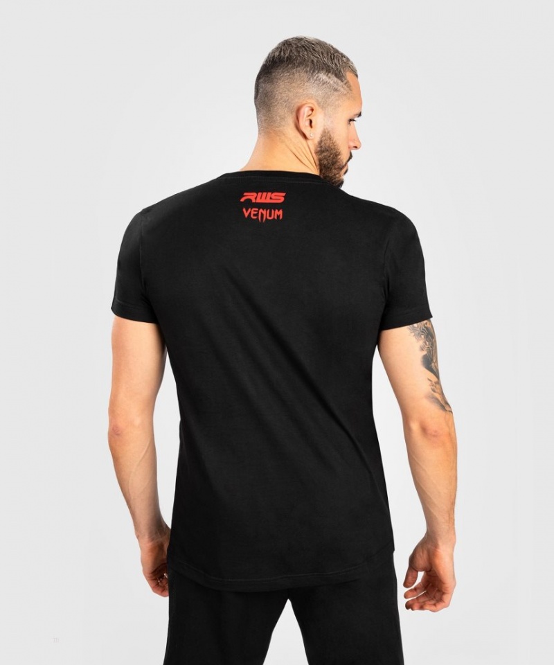 T Shirts Venum RWS x Venum Homme Noir  | MUR-5458976