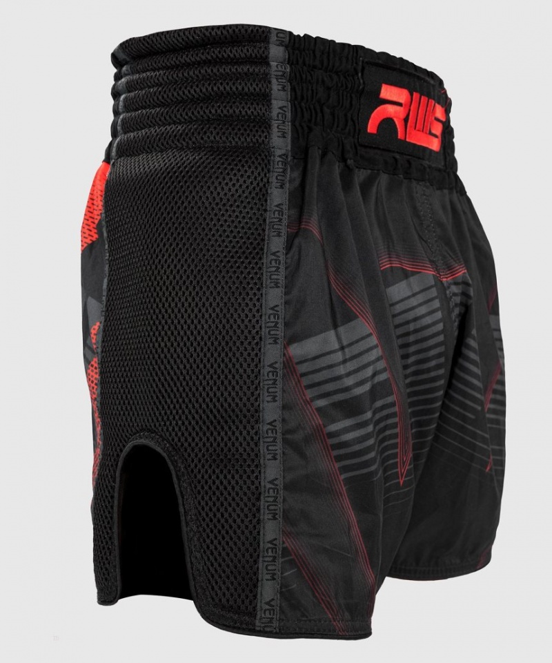 Short Venum RWS x Venum Muay Thai Boxing Homme Noir  | FQK-2804584