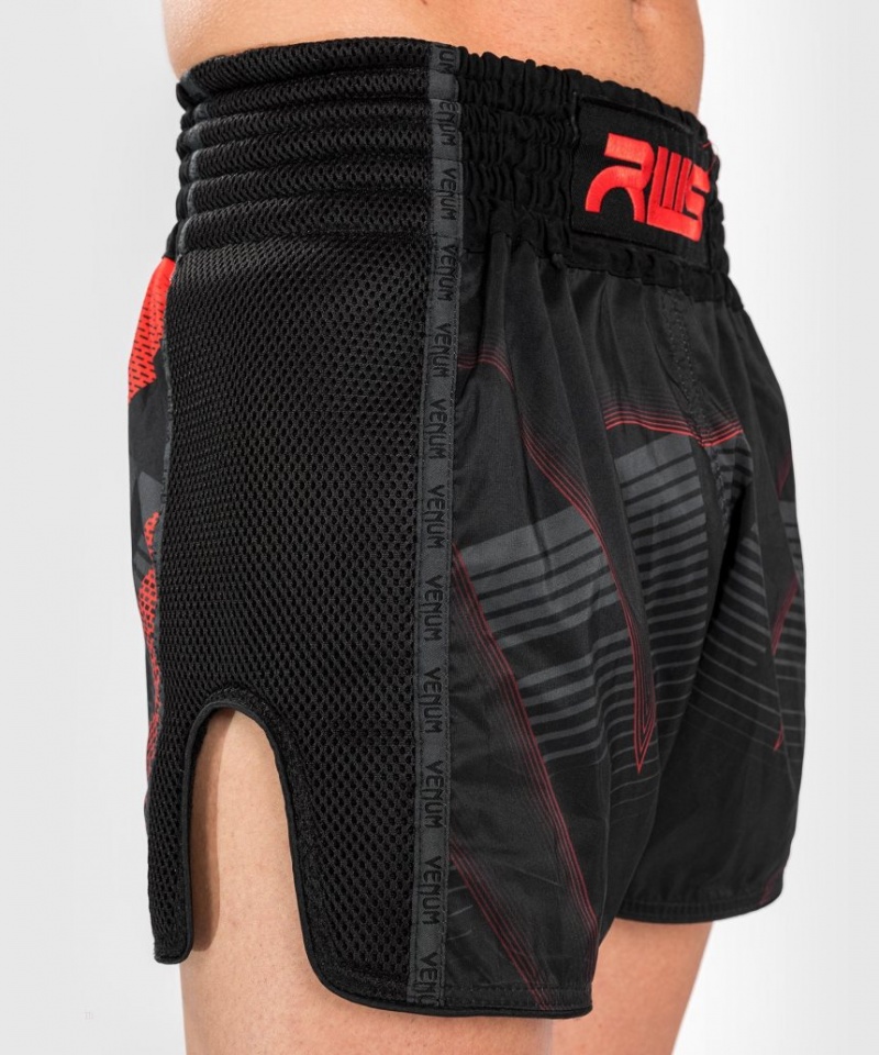 Short Venum RWS x Venum Muay Thai Boxing Homme Noir  | FQK-2804584