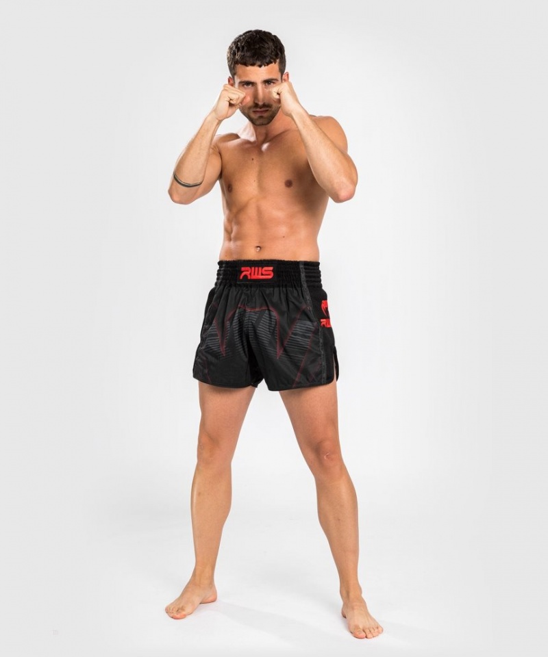 Short Venum RWS x Venum Muay Thai Boxing Homme Noir  | FQK-2804584