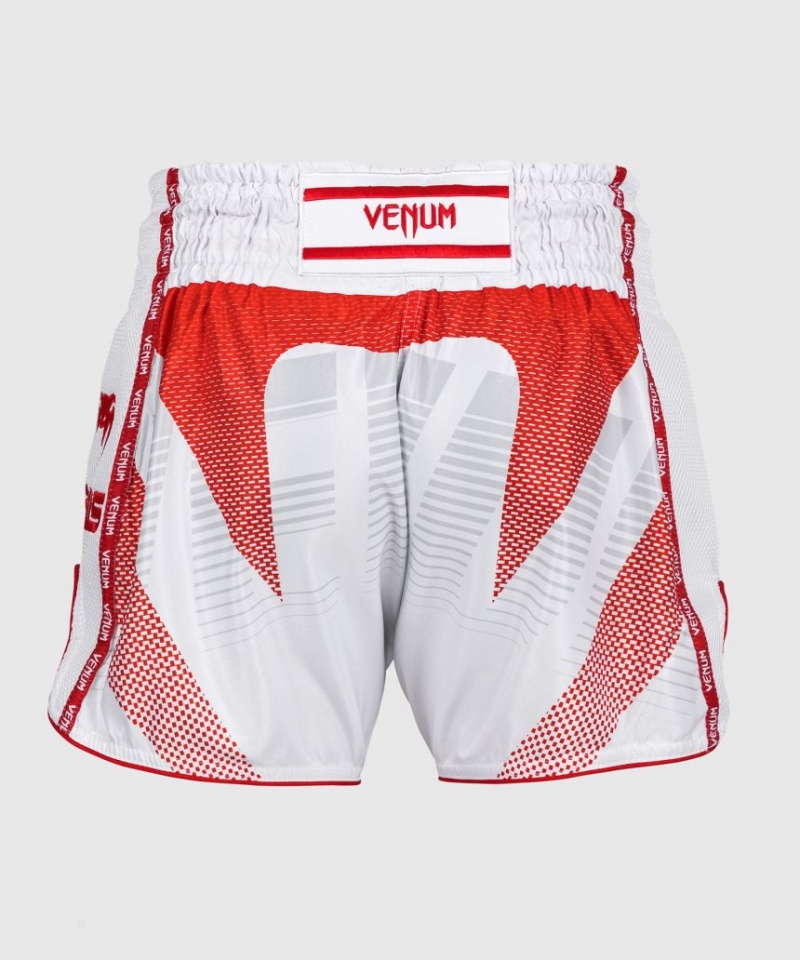 Short Venum RWS x Venum Muay Thai Boxing Homme Blanche  | OIR-3011503