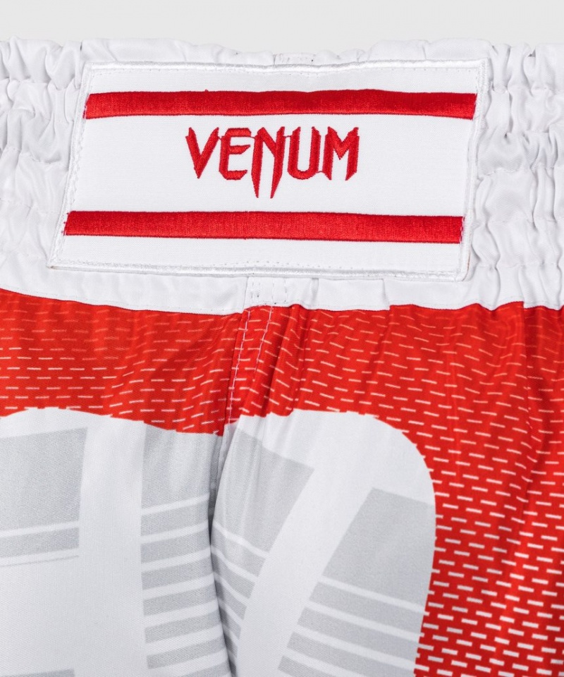 Short Venum RWS x Venum Muay Thai Boxing Homme Blanche  | OIR-3011503