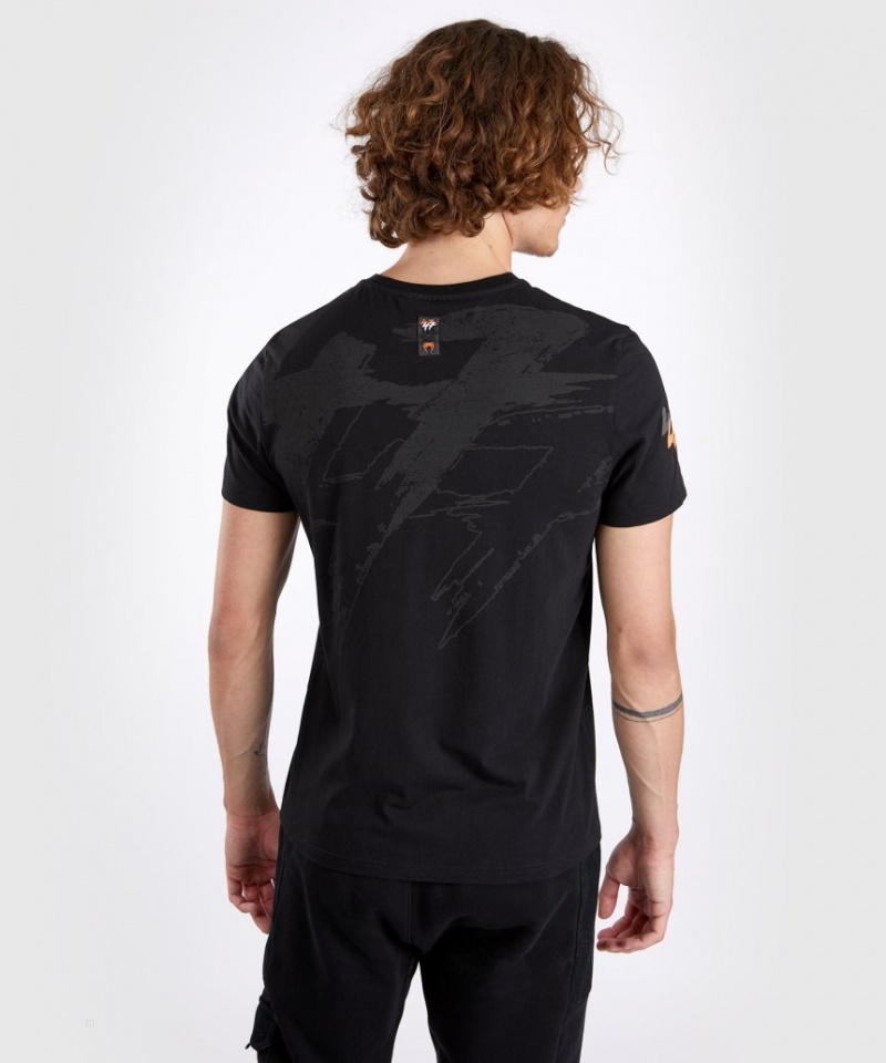 T Shirts Venum S47 Homme Noir Orange  | HBP-2652695