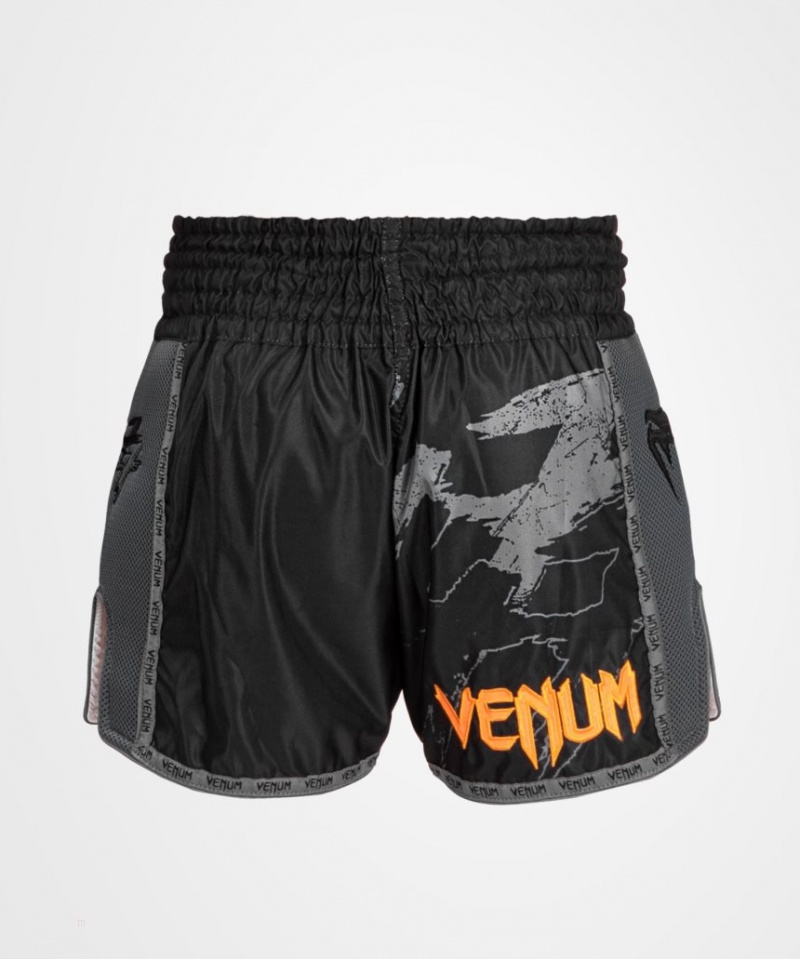 Short Venum S47 Muay Tha? Homme Noir Orange  | SHT-2908940