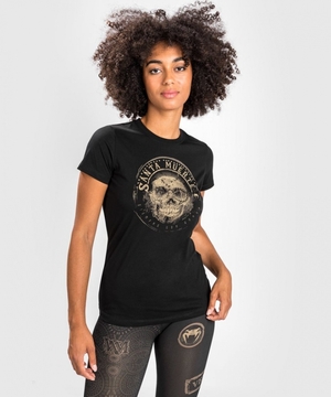 T Shirts Venum Santa Muerte Dark Side Femme Noir Marron  | TWV-1407972