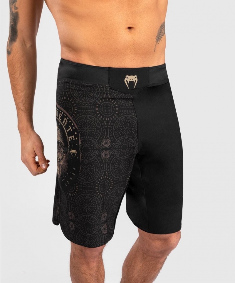 Short Venum Santa Muerte Dark Side Fight Homme Noir Marron  | OQL-2196166