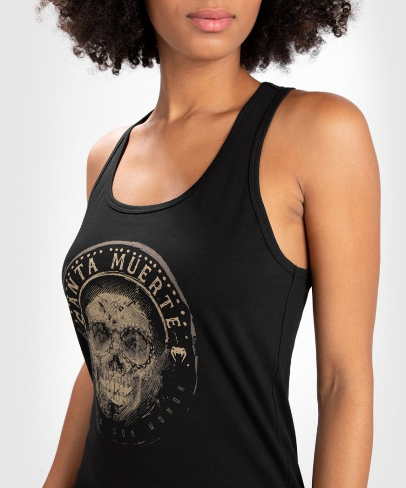 Debardeur Venum Santa Muerte Dark Side Femme Noir Marron  | VLH-3600920