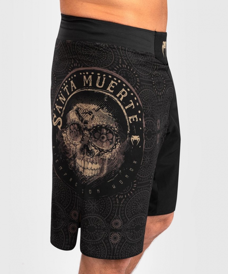 Short Venum Santa Muerte Dark Side Fight Homme Noir Marron  | OQL-2196166