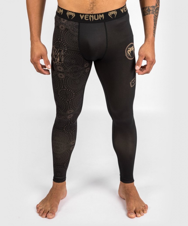 Collant Venum Santa Muerte Dark Side Spats Homme Noir Marron  | DDB-4441271