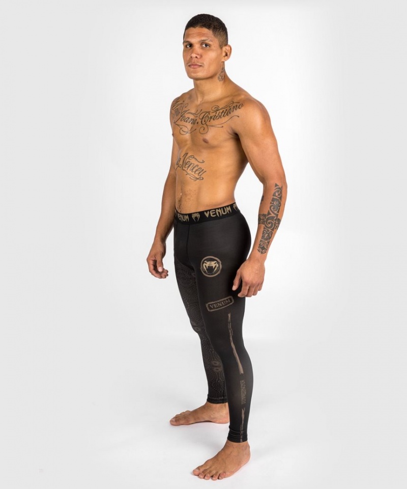 Collant Venum Santa Muerte Dark Side Spats Homme Noir Marron  | DDB-4441271