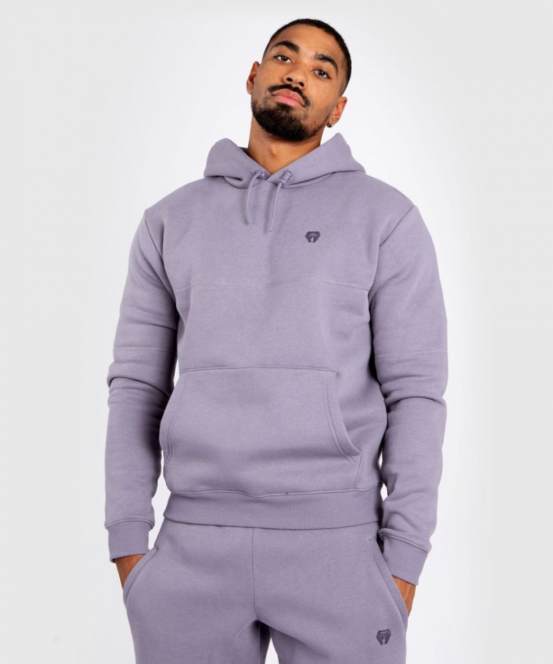 Sweat a Capuche Venum Silent Power Homme Lavande Grise  | SEU-1240389