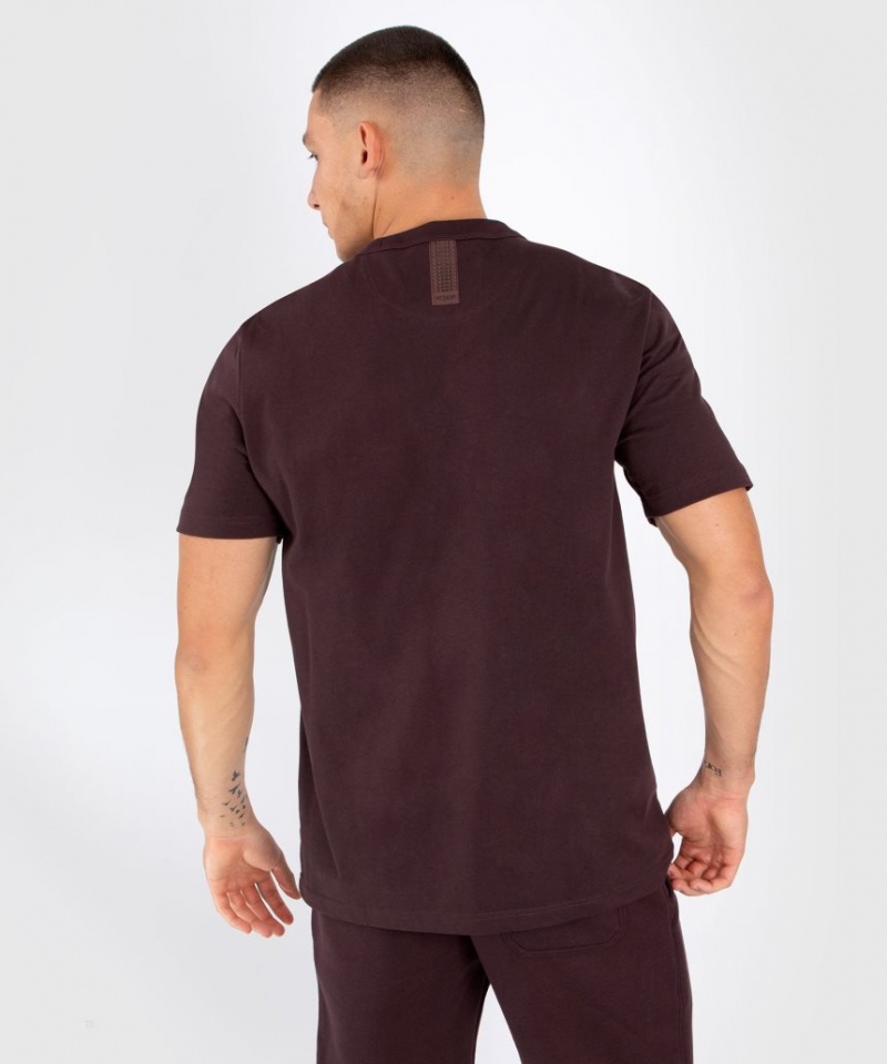 T Shirts Venum Silent Power Homme Marron Foncé  | NFK-1226549