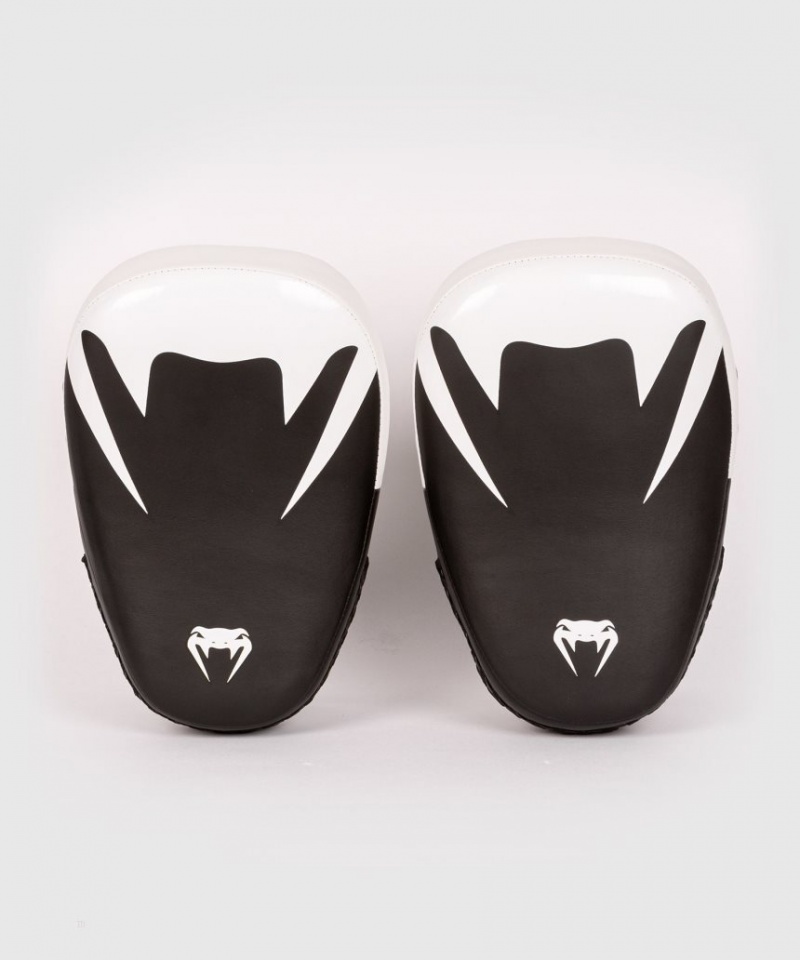 Kick Pads Venum Small Kick Boxing Pad 2.0 Micro Fiber Quality Noir Blanche  | BSS-4485434