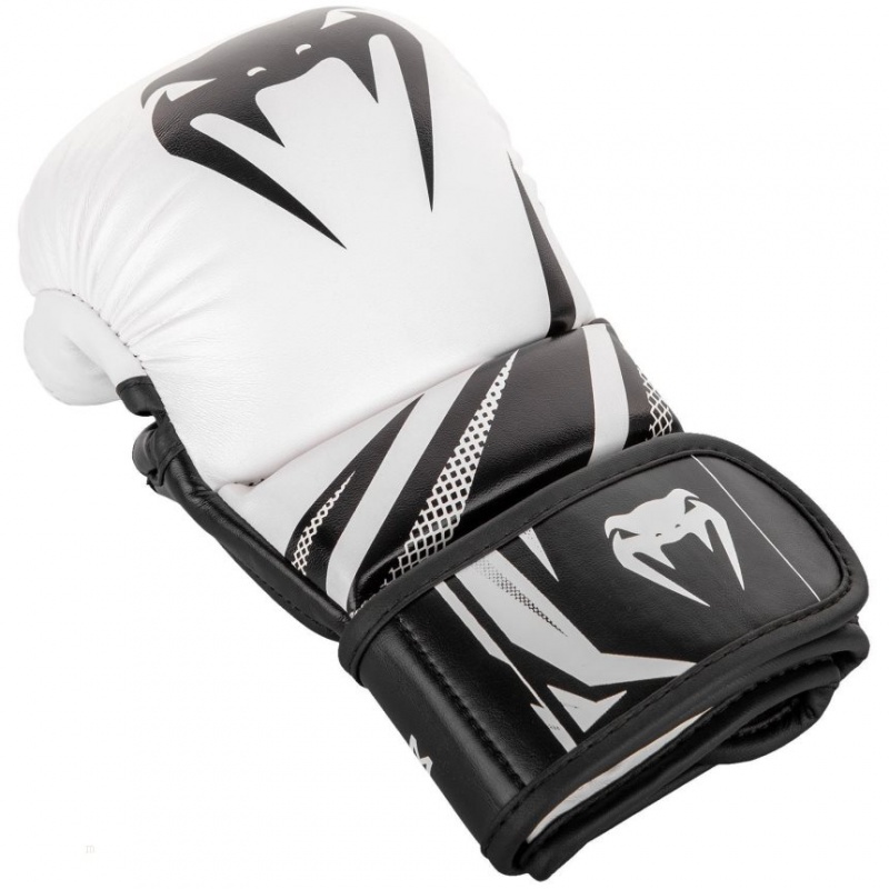 Gants D'entra?nement Venum Sparring Gloves Challenger 3.0 MMA Blanche Noir  | KUE-0718396