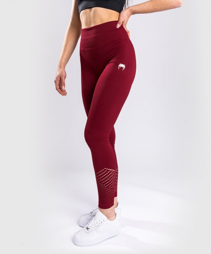 Leggings Venum Sparring Seamless Femme Bordeaux  | CUL-4661609