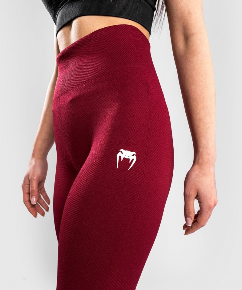 Leggings Venum Sparring Seamless Femme Bordeaux  | CUL-4661609