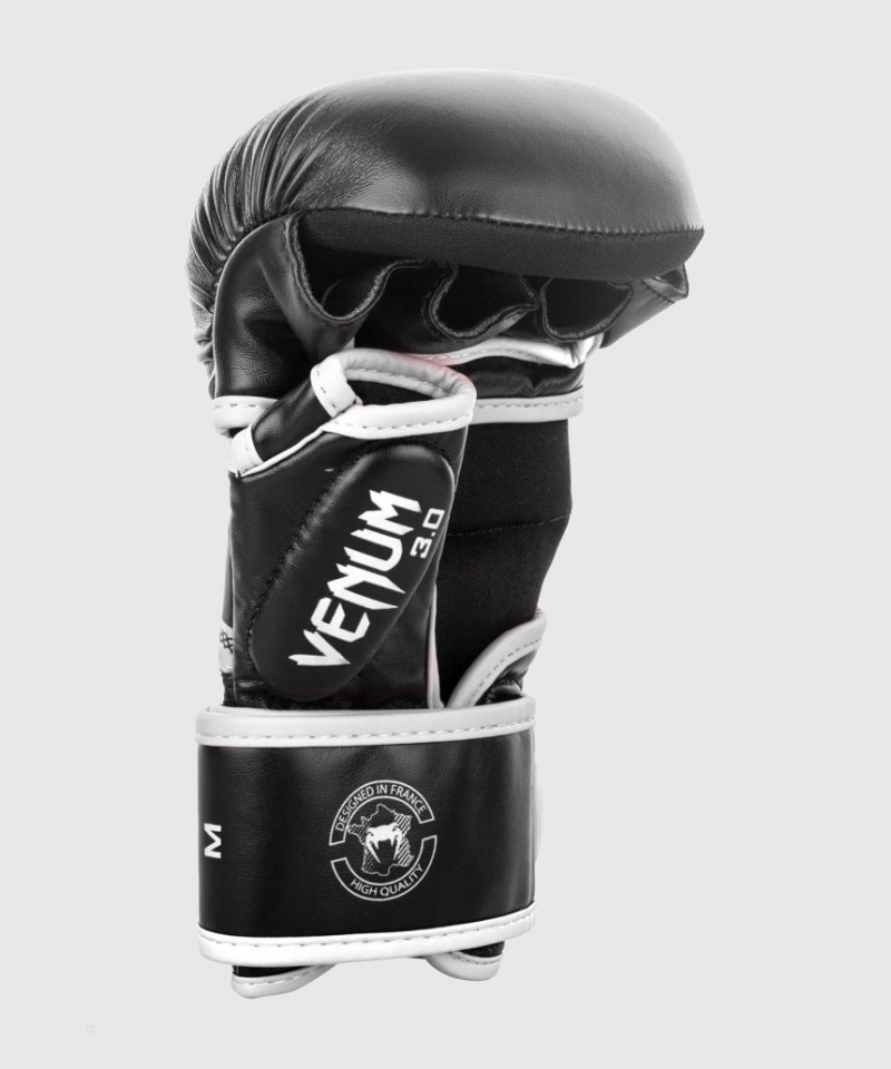 Gants D'entra?nement Venum Sparring Gloves Challenger 3.0 MMA Blanche Noir  | YYD-6450753