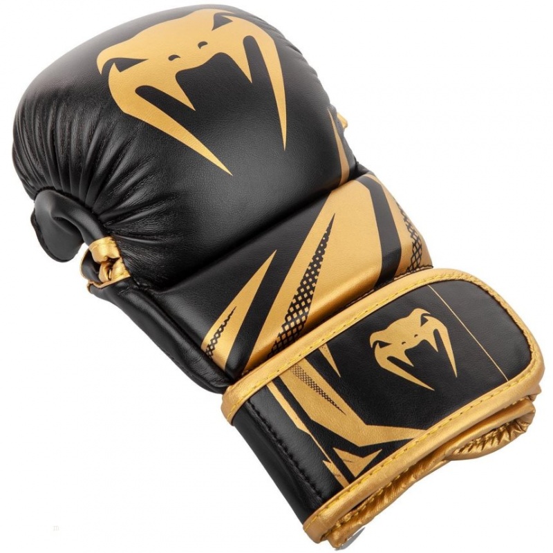 Gants D'entra?nement Venum Sparring Gloves Challenger 3.0 MMA Noir Doré  | JTJ-3721983