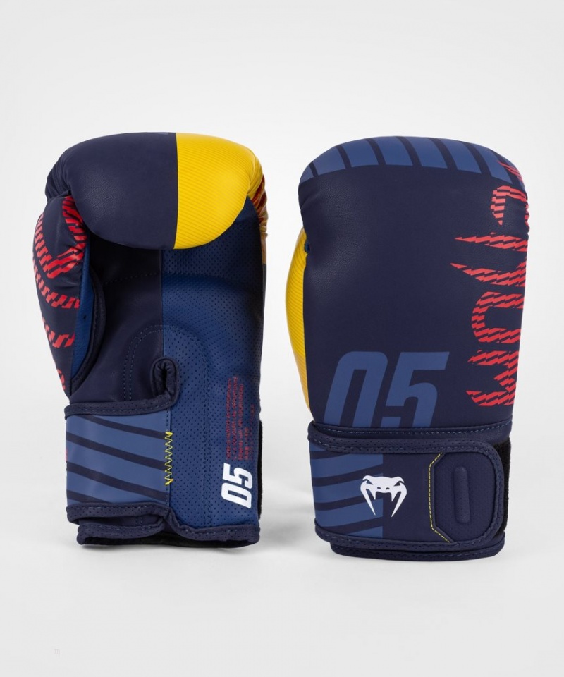 Gants De Boxe Venum Sport 05 Bleu Jaune  | DQL-3564020