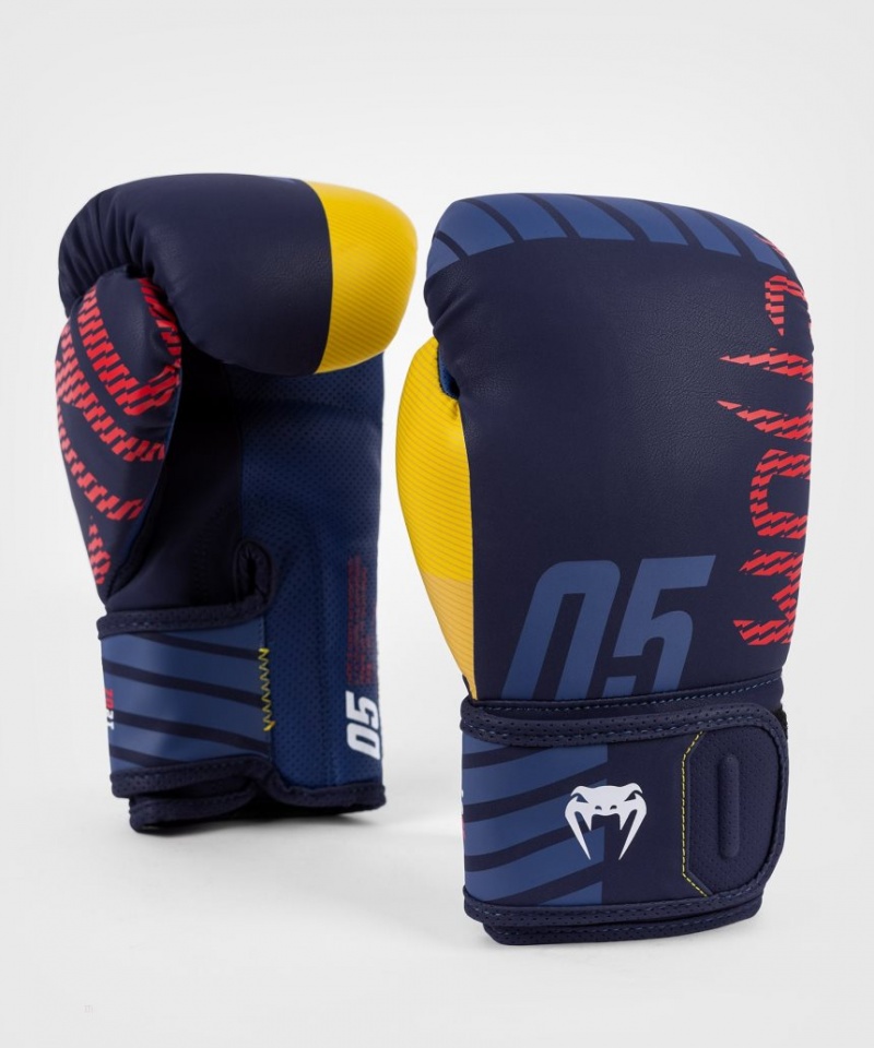 Gants De Boxe Venum Sport 05 Bleu Jaune  | DQL-3564020