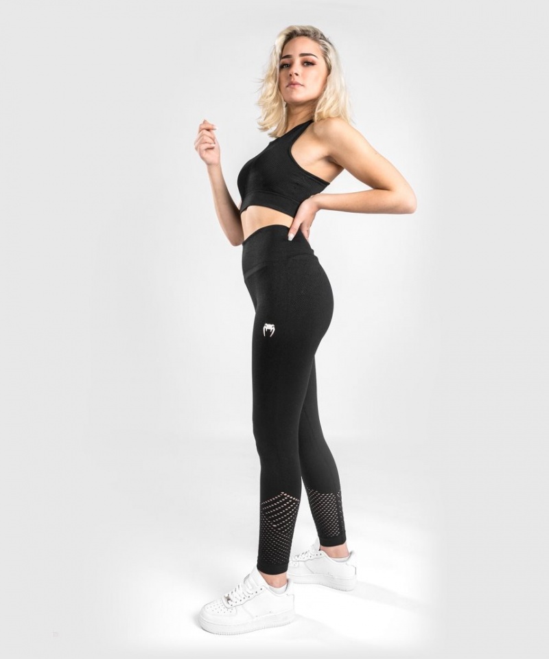 Leggings Venum Sparring Seamless 7/8 Femme Noir  | SRR-8678278