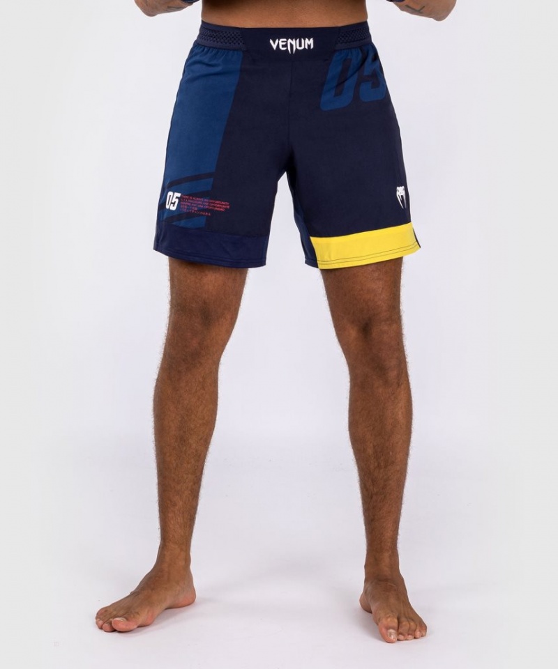 Short Venum Sport 05 Fight Homme Bleu Jaune  | OFZ-4993547