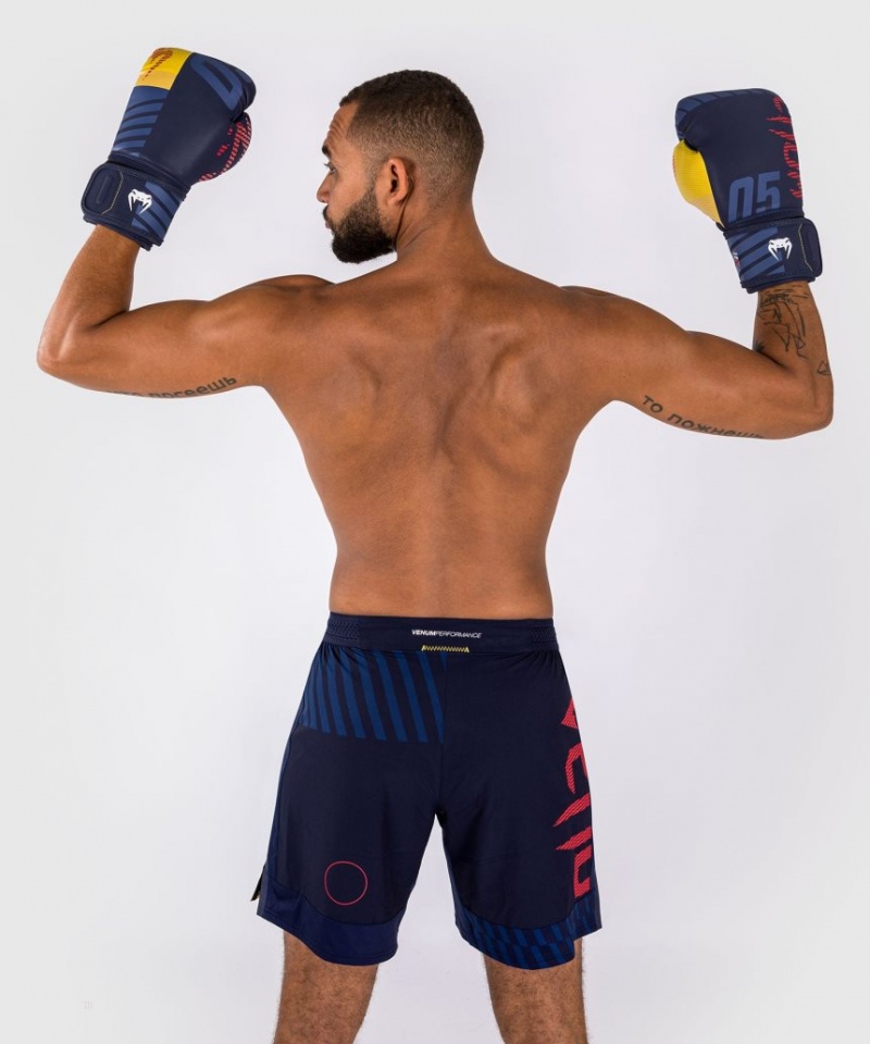 Short Venum Sport 05 Fight Homme Bleu Jaune  | OFZ-4993547