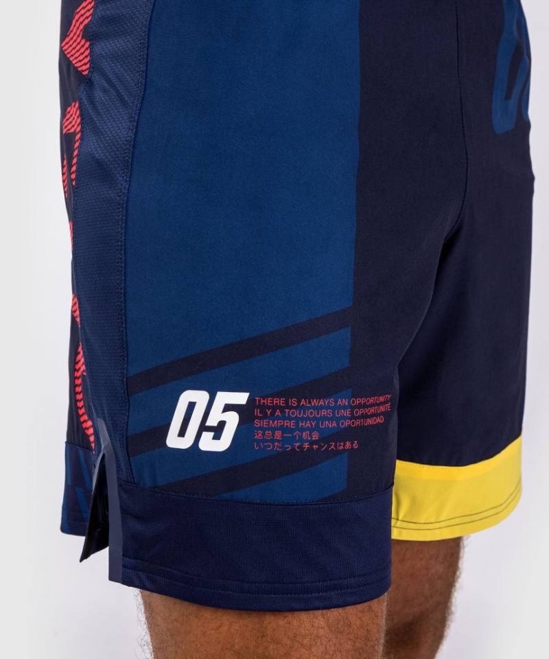 Short Venum Sport 05 Fight Homme Bleu Jaune  | OFZ-4993547