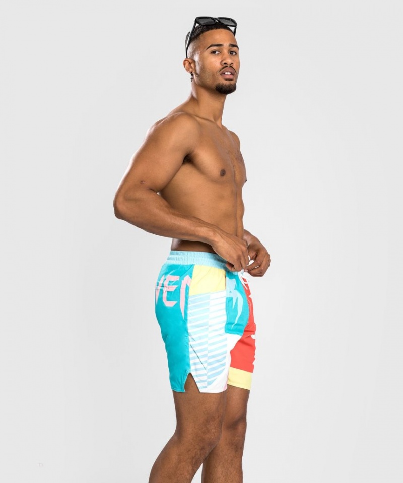 Shorts De Bain Venum Summer 88 Homme Bleu Rouge  | HKE-8065150