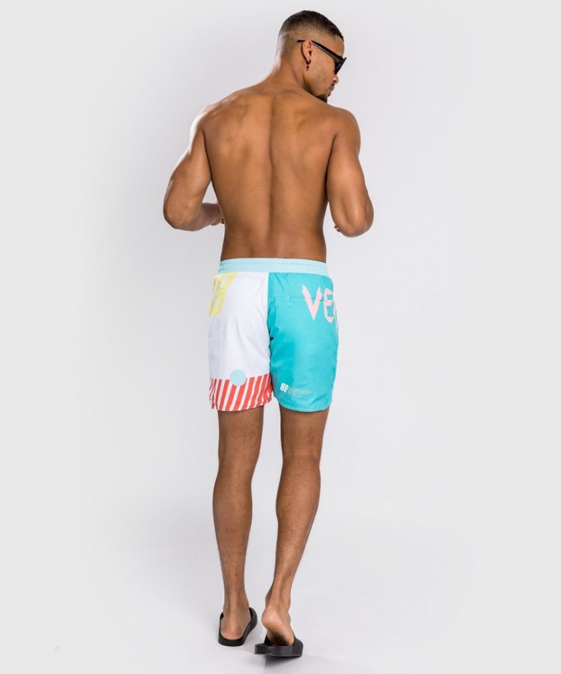 Shorts De Bain Venum Summer 88 Homme Bleu Rouge  | HKE-8065150