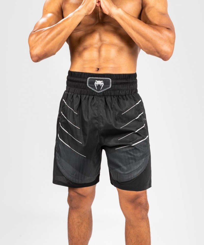 Short Venum Biomecha Boxing Homme Noir Grise  | QIO-9850374