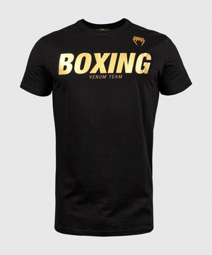 T Shirts Venum Boxing VT Homme Noir Doré  | WRA-4481442