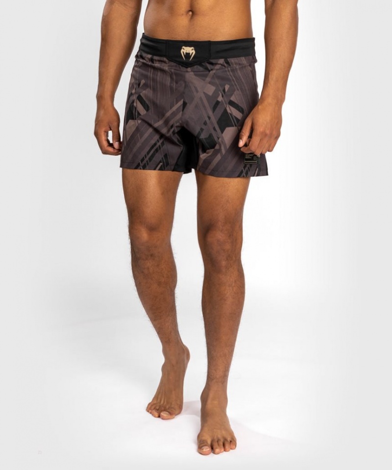 Short Venum Tecmo 2.0 Fight Homme Noir Marron  | ICH-3919897