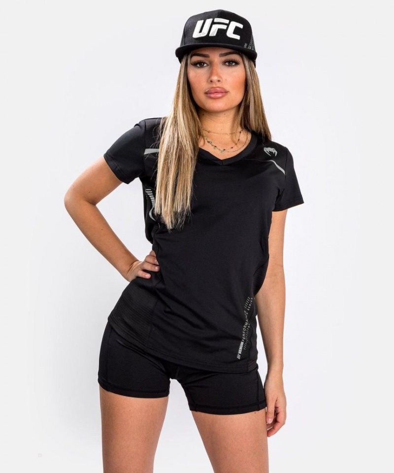 T Shirts Venum Tempest 2.0 Dry tech Femme Noir Grise  | USQ-0911193