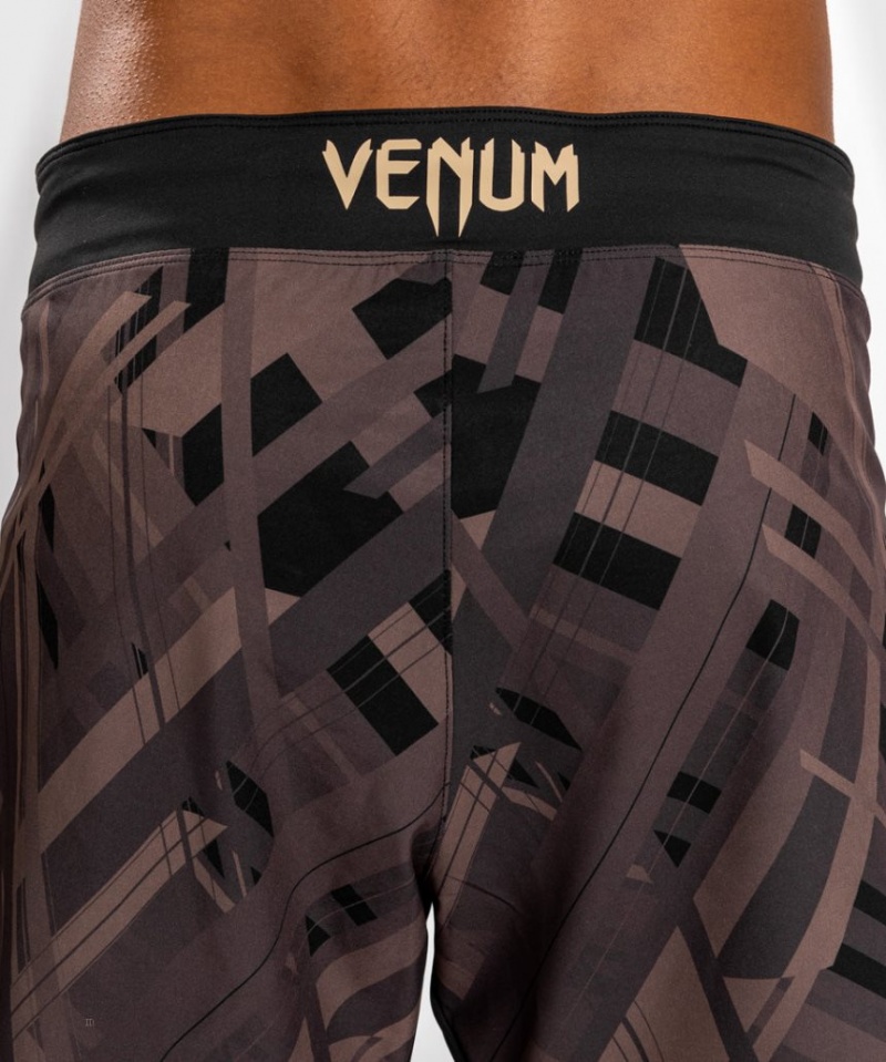 Short Venum Tecmo 2.0 Fight Homme Noir Marron  | ICH-3919897