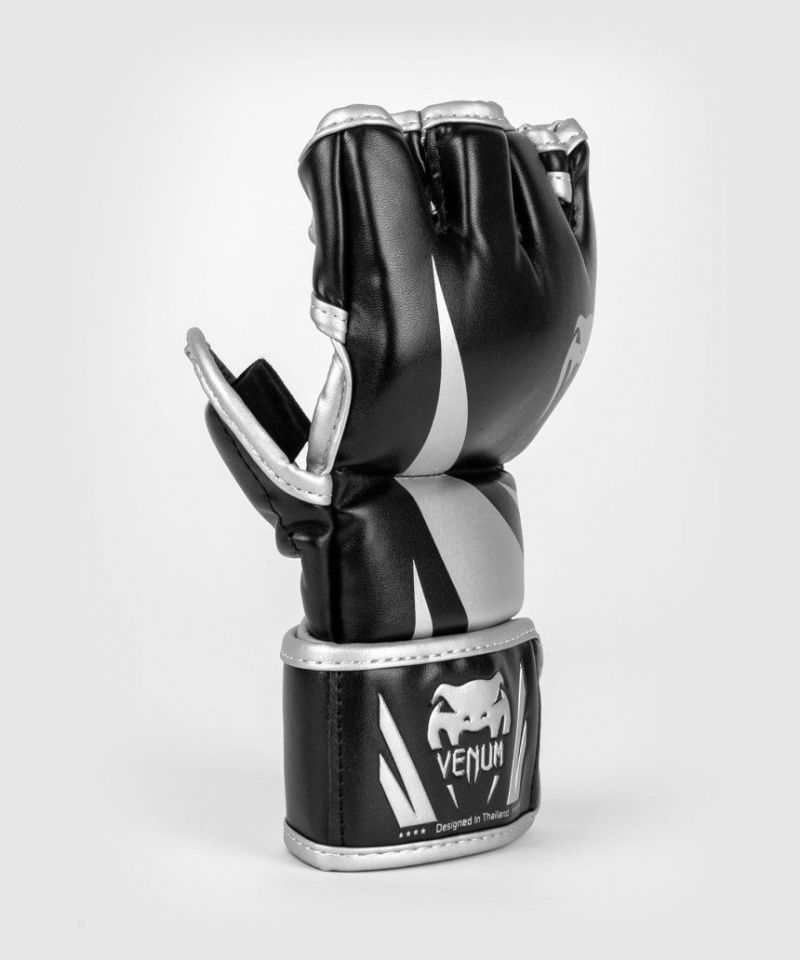 Gants D'entra?nement Venum Challenger 2.0 MMA Gloves Noir Argent  | AVN-4471060