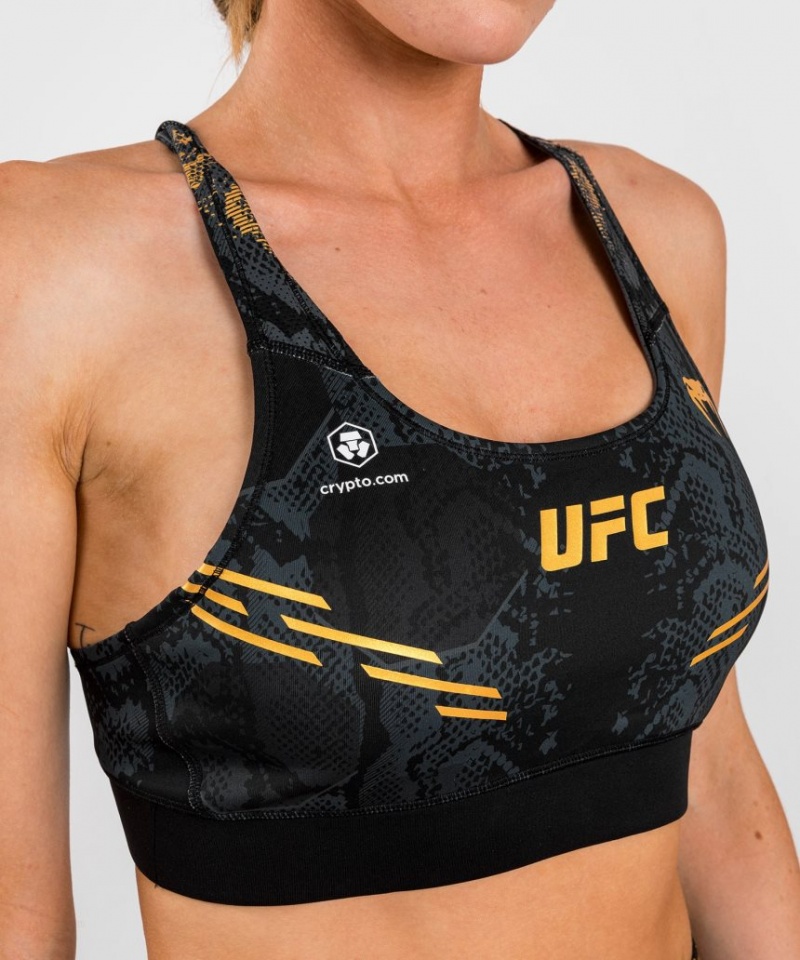 Soutien Gorge Sport Venum UFC Adrenaline by Authentic Fight Night Femme Noir  | RZA-6370126