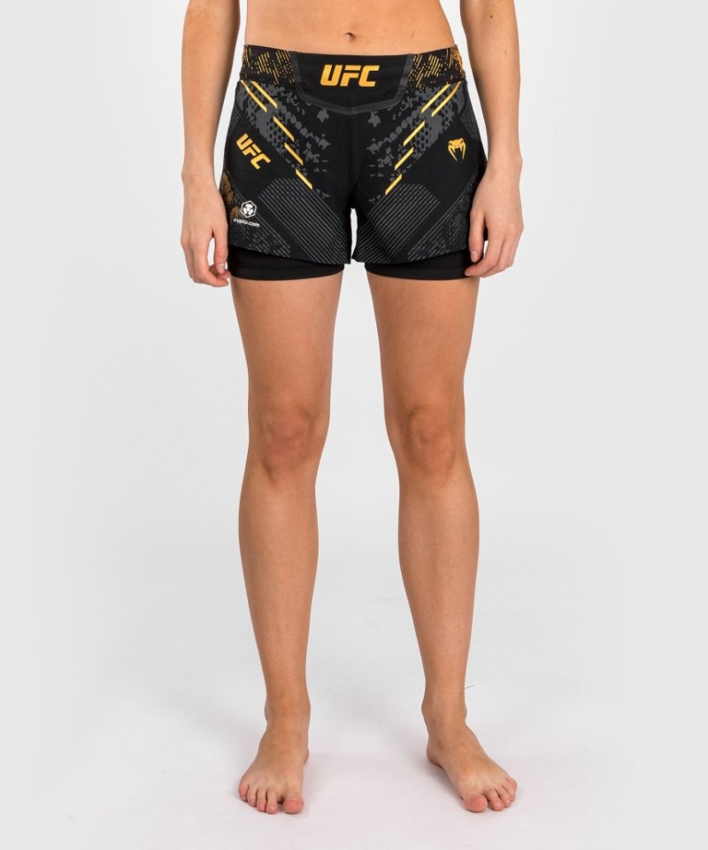 Short Venum UFC Adrenaline by Authentic Fight Night Fight Femme Noir  | GCT-6726318