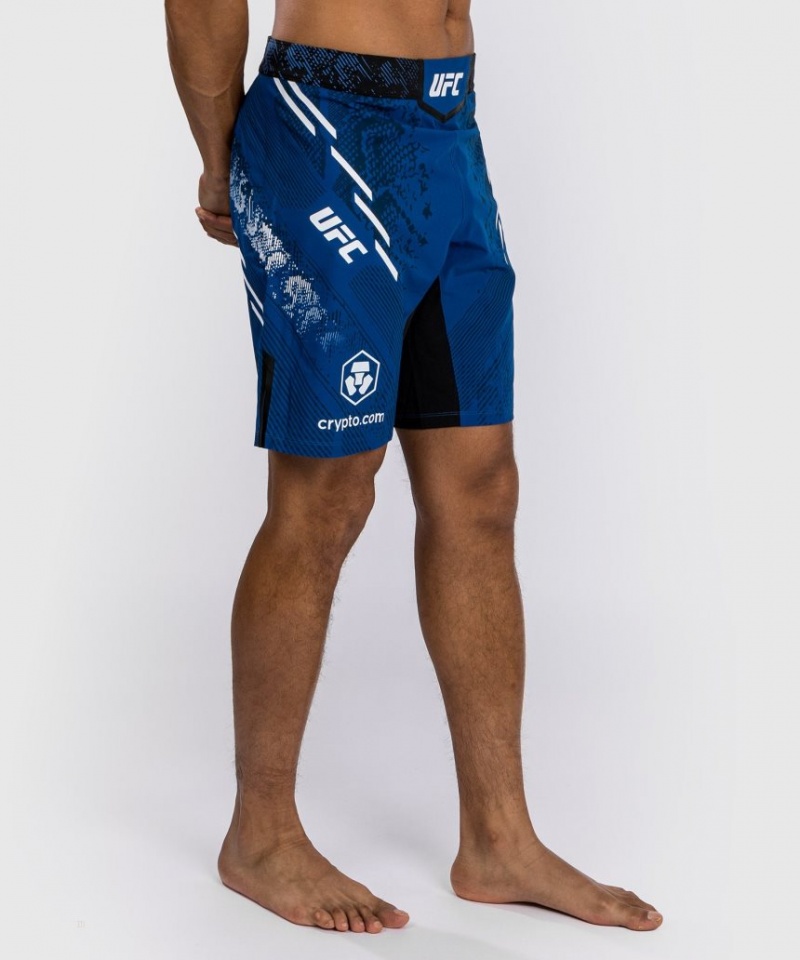 Short Venum UFC Adrenaline by Authentic Fight Night Fight Long Fit Homme Bleu  | XYD-0389463