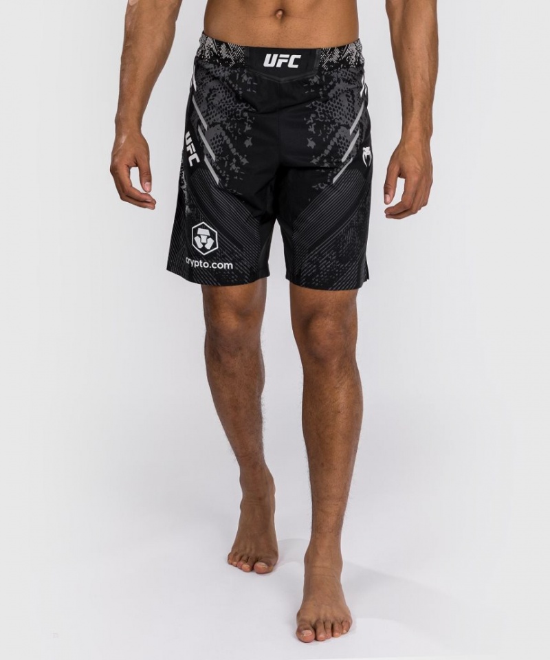 Short Venum UFC Adrenaline by Authentic Fight Night Fight Long Fit Homme Noir  | NHI-6648398