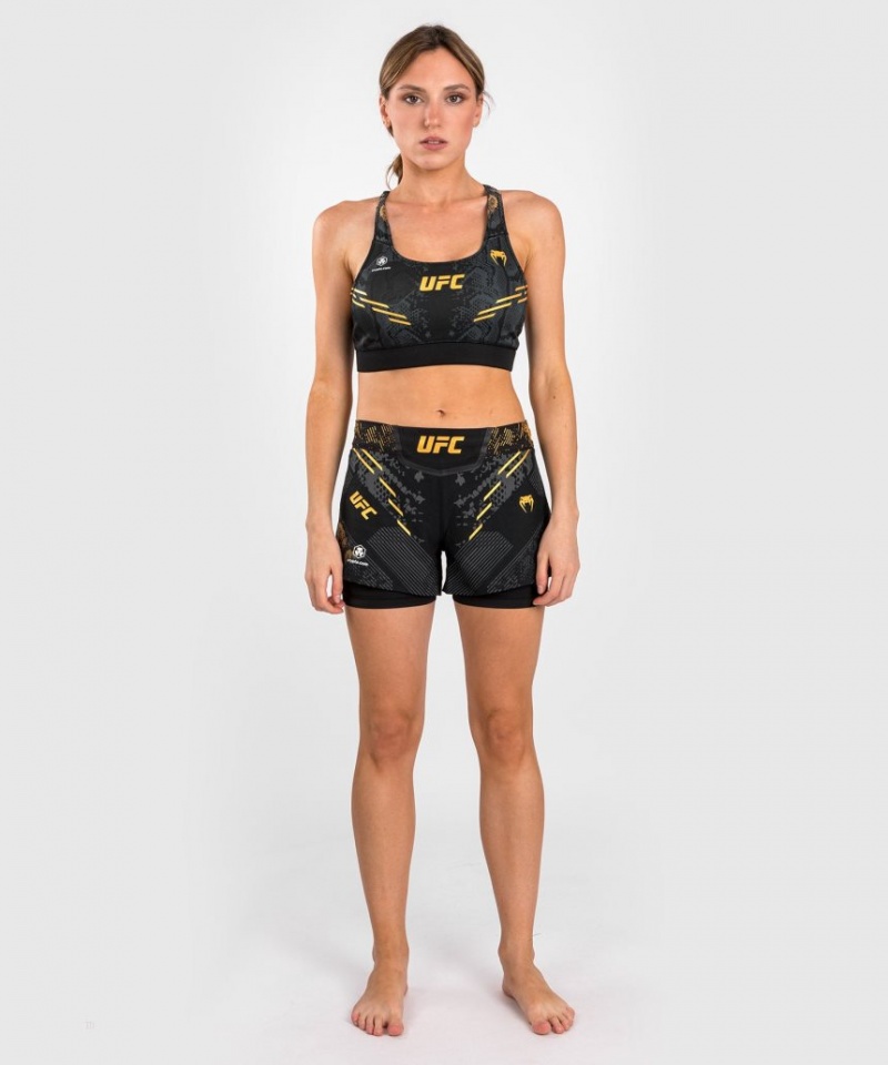 Short Venum UFC Adrenaline by Authentic Fight Night Fight Femme Noir  | GCT-6726318