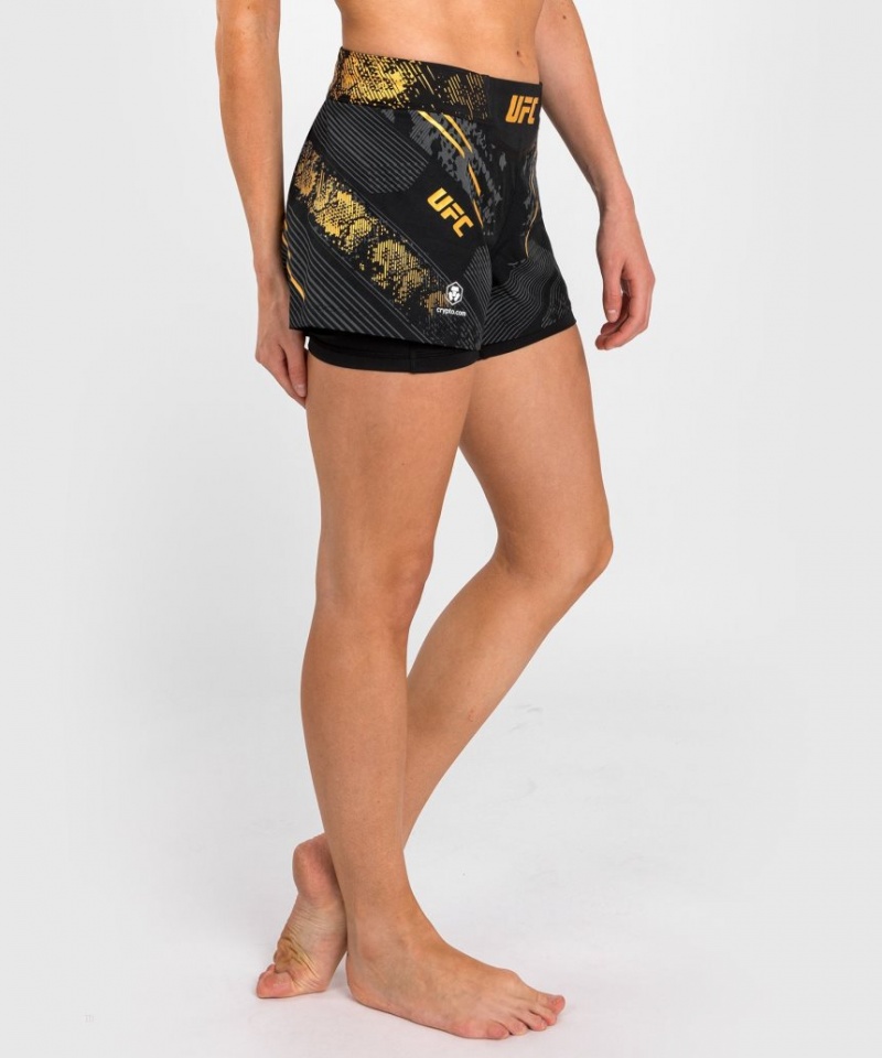 Short Venum UFC Adrenaline by Authentic Fight Night Fight Femme Noir  | GCT-6726318