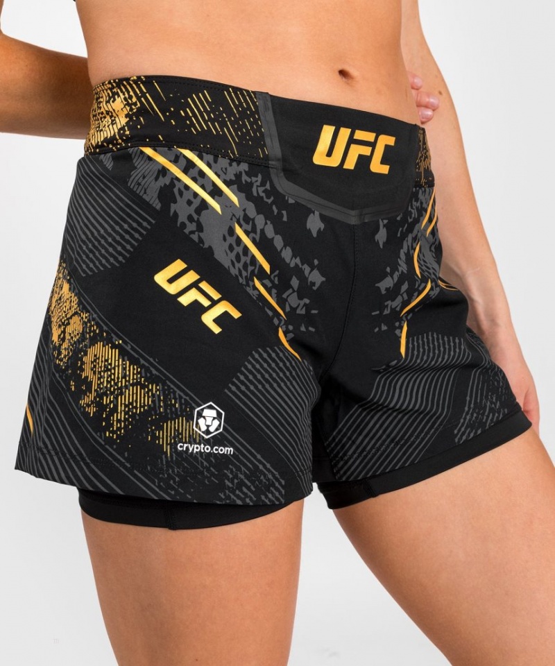 Short Venum UFC Adrenaline by Authentic Fight Night Fight Femme Noir  | GCT-6726318