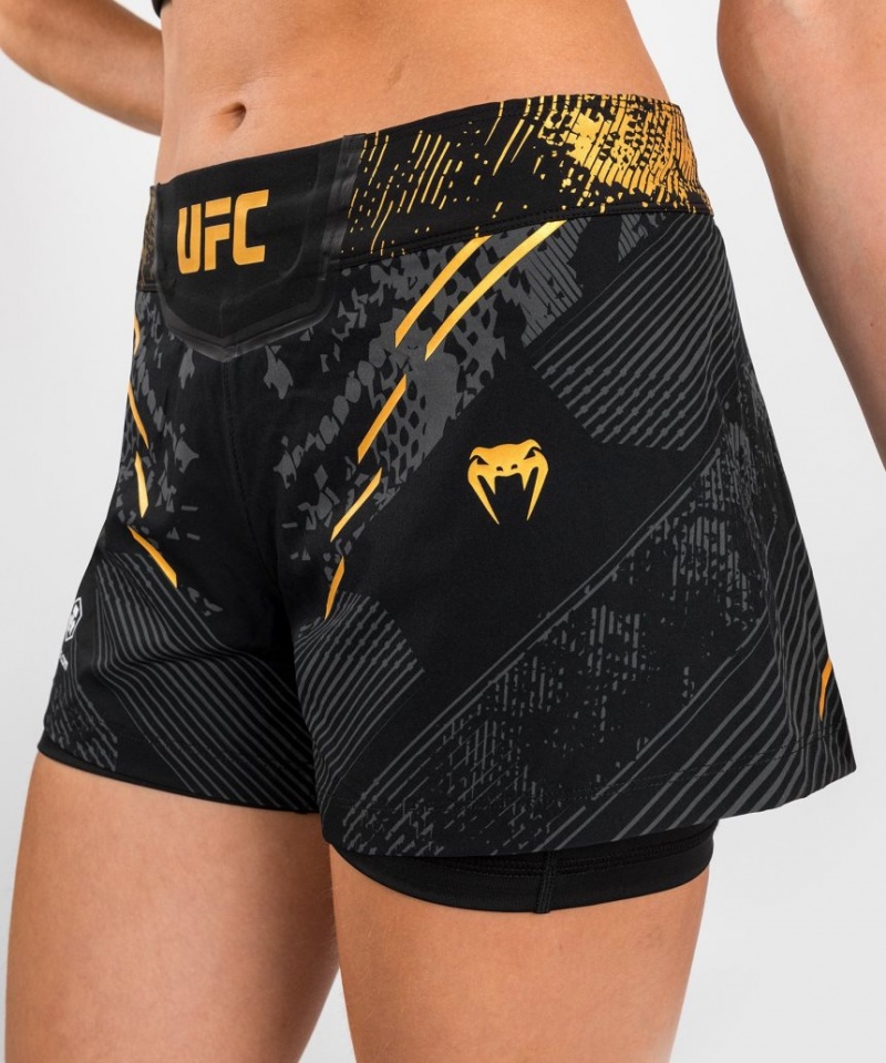 Short Venum UFC Adrenaline by Authentic Fight Night Fight Femme Noir  | GCT-6726318