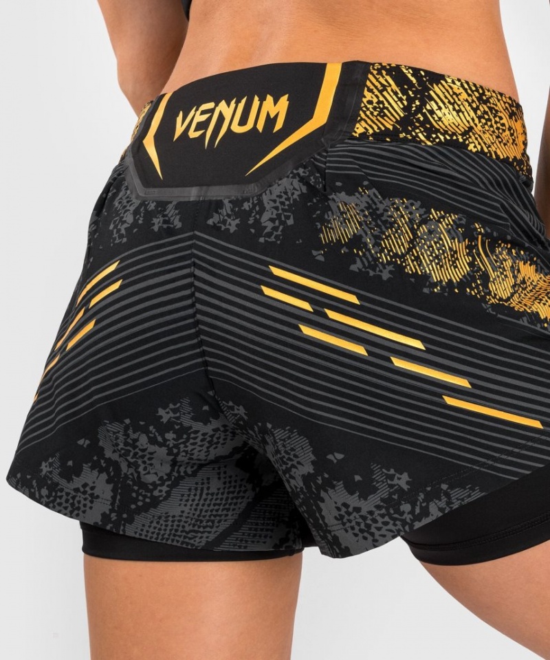 Short Venum UFC Adrenaline by Authentic Fight Night Fight Femme Noir  | GCT-6726318